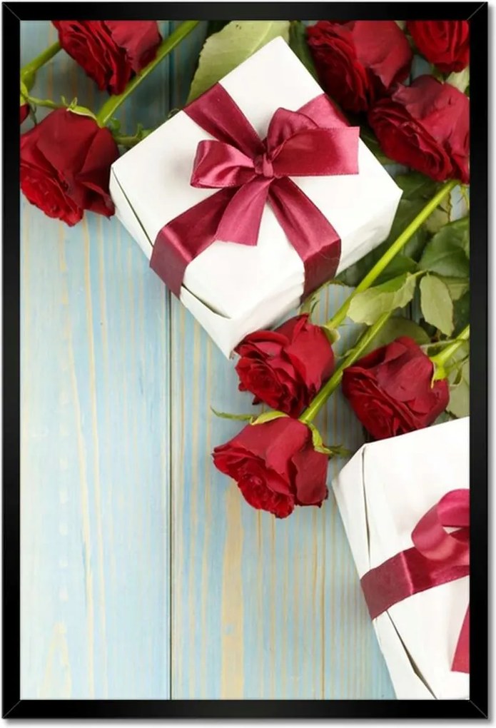 Poszterek keretben 40x60 Nőnap Ajándék Love