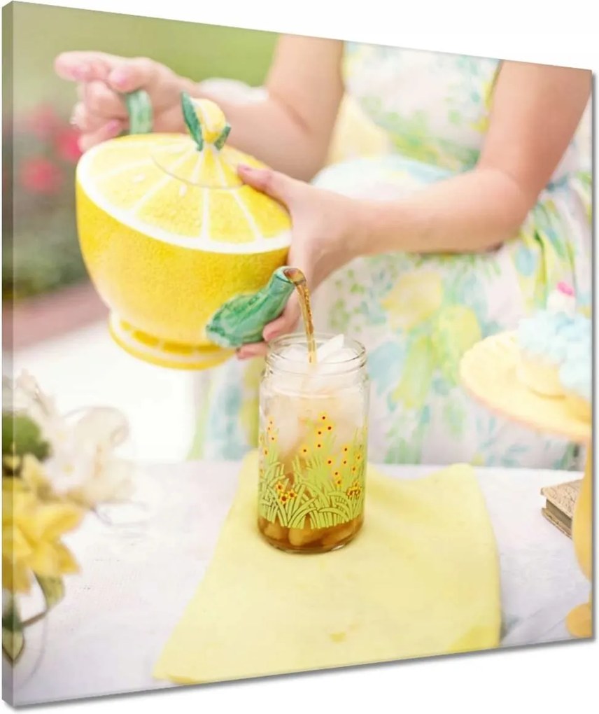 Vászonkép 50x50 Teáskanna