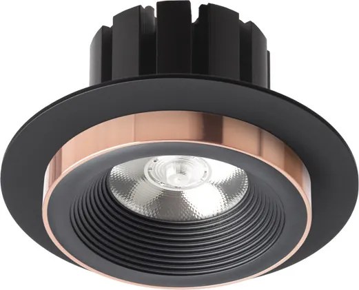 RENDL SHARM R I zápustná černá/černá měď 230V LED 10W 24° 3000K