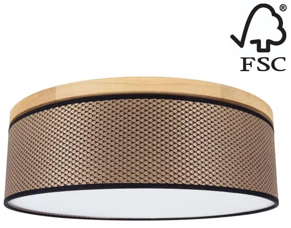 Spot-Light Spot-Light 4037400211555 - Mennyezeti lámpa BENITA 2xE27/25W/230V tölgy SP1124