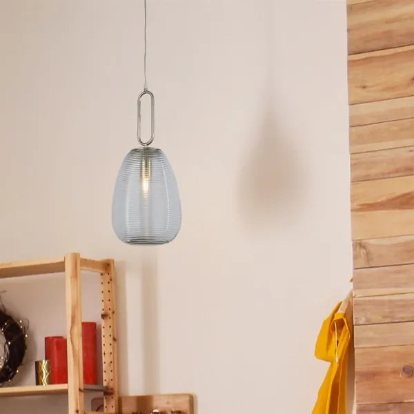 Searchlight 43581-1SN- Csillár zsinóron ELIXIR 1xE27/60W/230V átlátszó