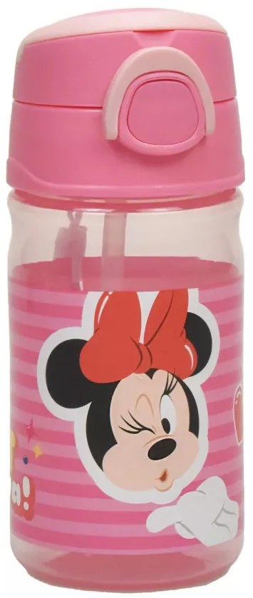 Disney Minnie Wink műanyag kulacs akasztóval 350 ml