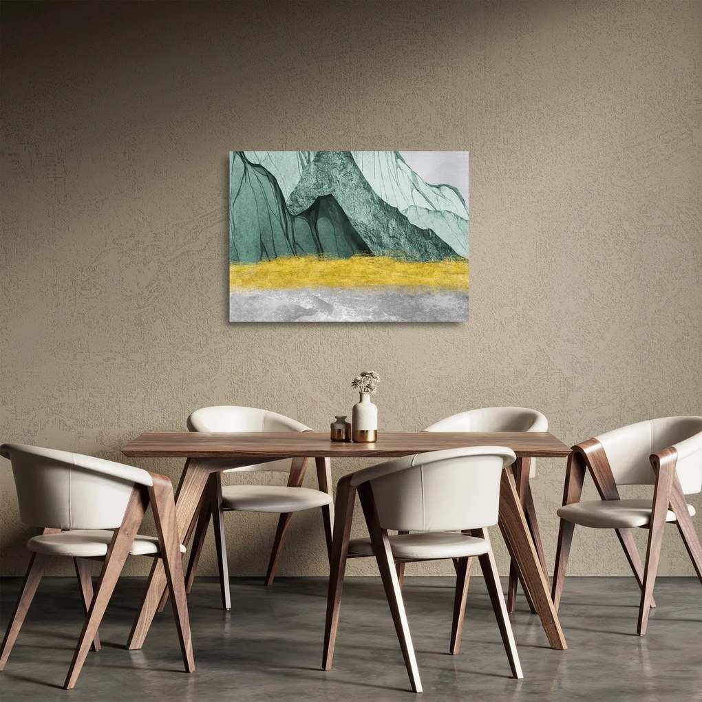 Üveg kép - Smaragdhegység N⁰2 (70x50 cm)