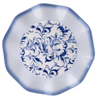 24 darabos kék porcelán étkészlet