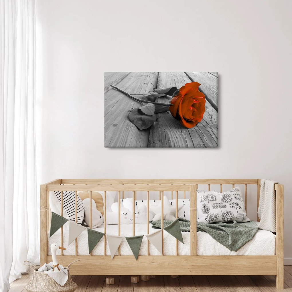 Kép - Narancs Rózsa (90x60 cm)
