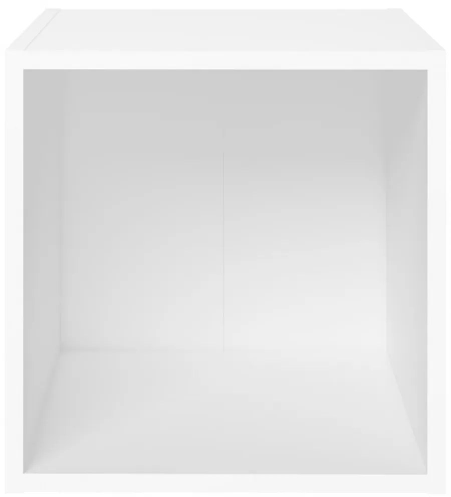 fehér forgácslap TV-szekrény 37 x 35 x 37 cm