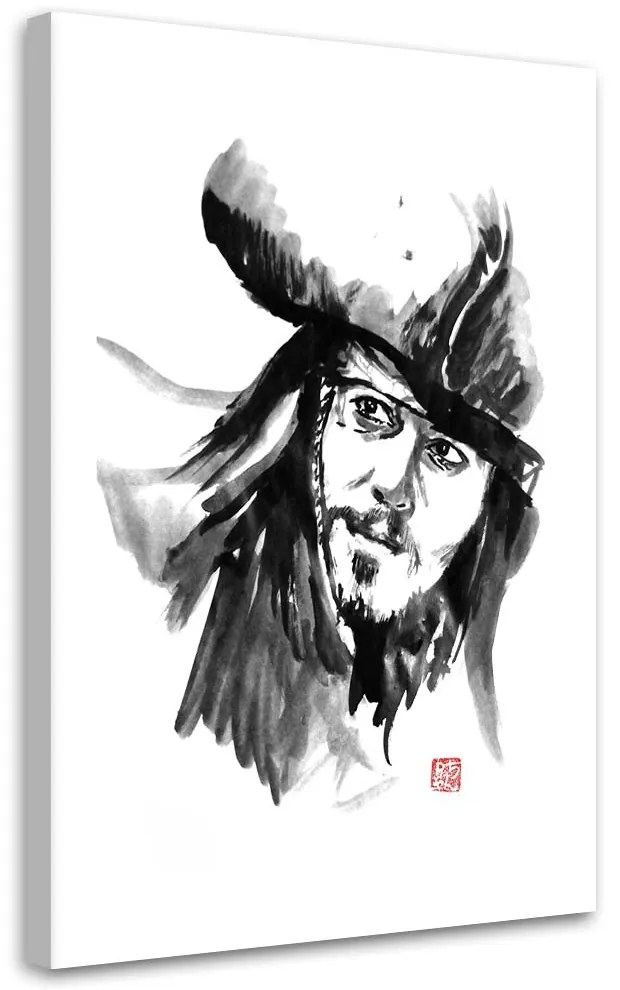 Gario Vászonkép Jack Sparrow - Péchane Méret: 70 x 100 cm