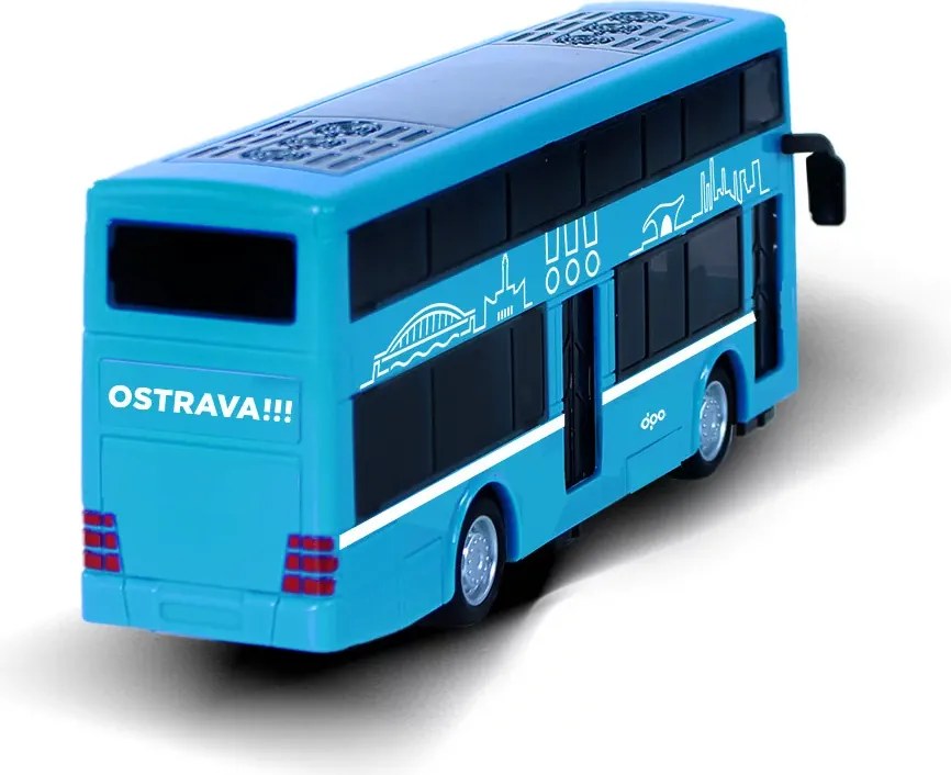 RAPPA Emeletes autóbusz - doubledecker - DPO Ostrava - 19 cm