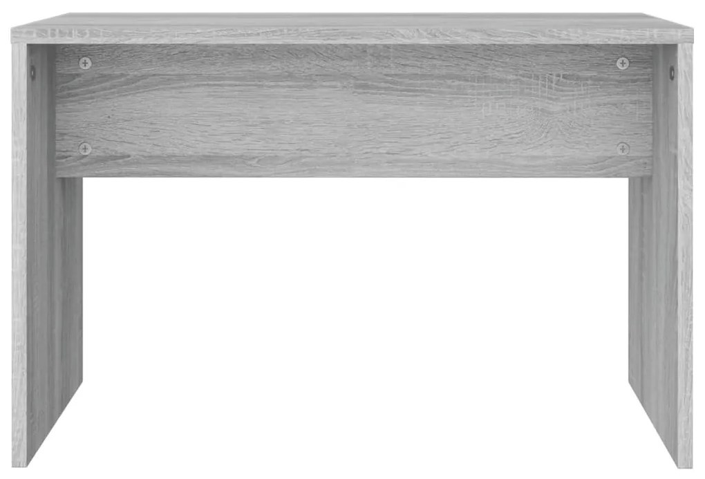 szürke sonoma színű fésülködőasztal-szett 74,5 x 40 x 141 cm