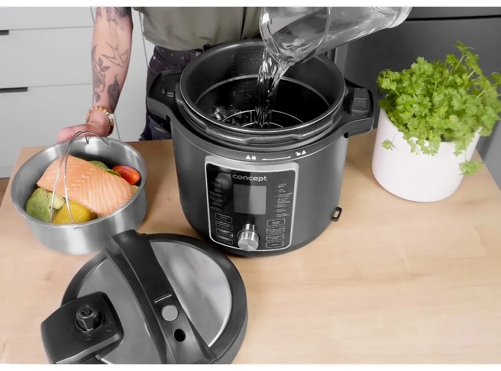 Concept CK8000 multifunkciós gyorsfőző főzőfülkeCOOKERY