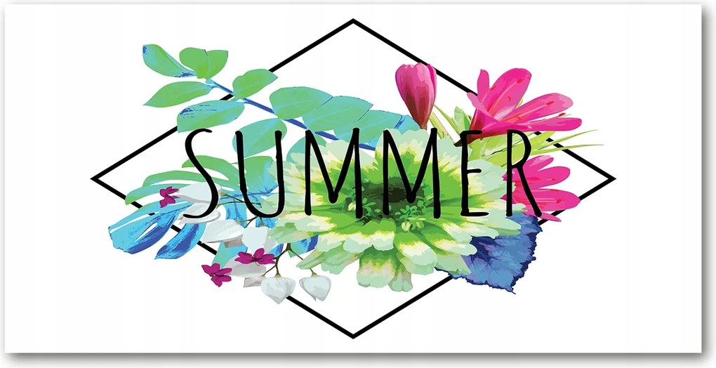 Fotó kép fotó edzett üveg Nyár 140x70