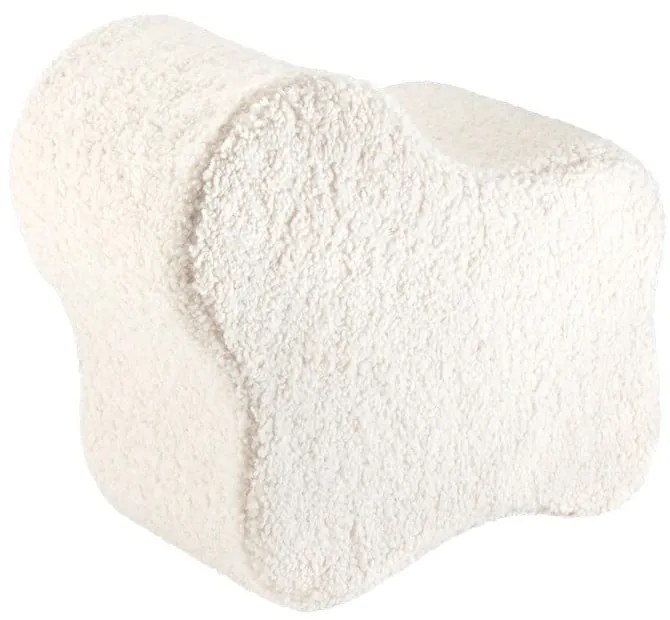 Krémszínű buklé gyerek puff Cloud – Wigiwama