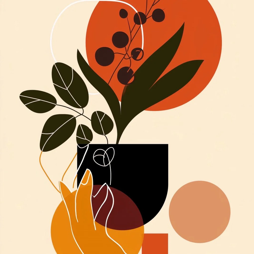 Poszter 70x70cm A természetesség érintése