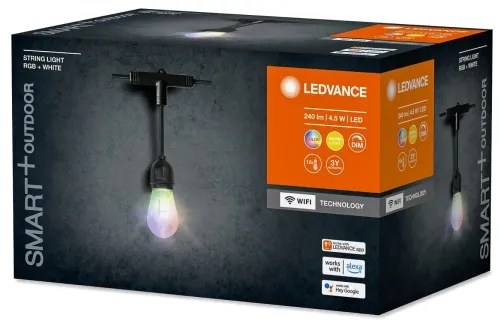 Ledvance-LED RGBW Dimmelhető kültéri lánc STRING 12xLED/0,37W/230V IP44 Wi-Fi