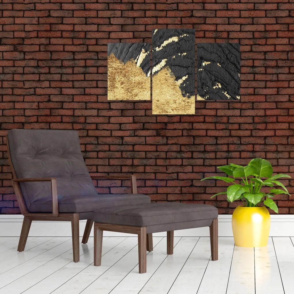 Kép - Arany szerkezet N⁰1 (90x60 cm)