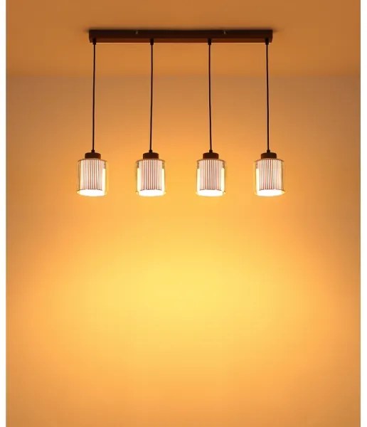 Globo 16056-4H - Csillár zsinóron FELICIA 4xE27/60W/230V