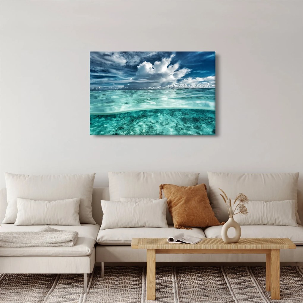 Kép - Kilátás a tengerszint alá (90x60 cm)