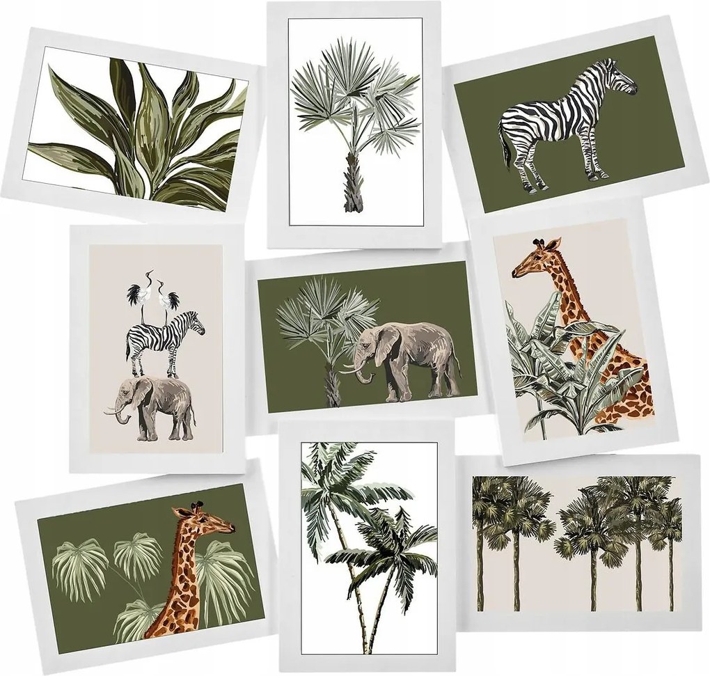 Képkeret 9 képhez Cali Fehér