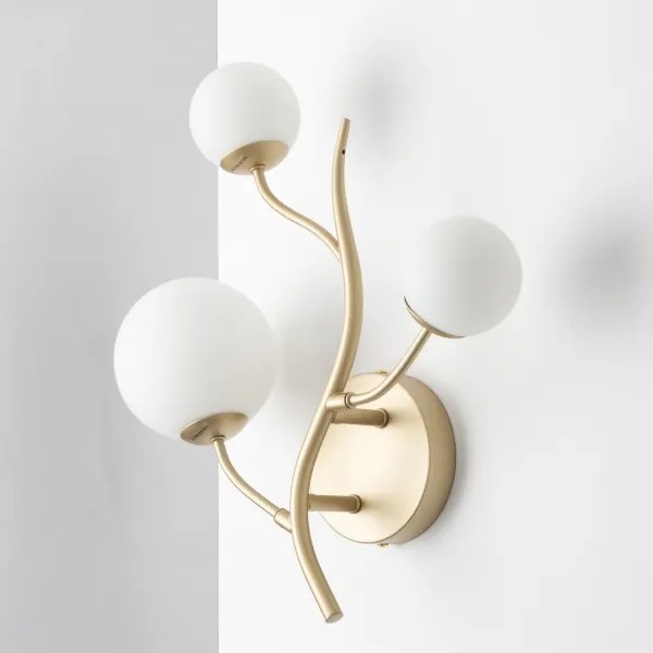 Brilagi - LED Fali lámpa MISTEL 3xG9/3W/230V arany/fehér