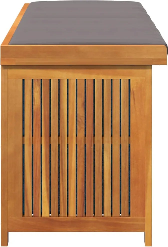 Tömör Akácfa Kültéri Párnatartó Láda 150X50X60,5 Cm