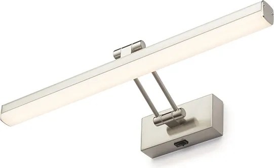 RENDL SWING nad obraz česaný hliník 230V LED 8W 3000K