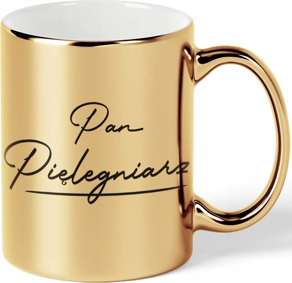 Arany Csillogó Bögre Ajándék Ápoló Úrnak Karácsonyra Születésnapra