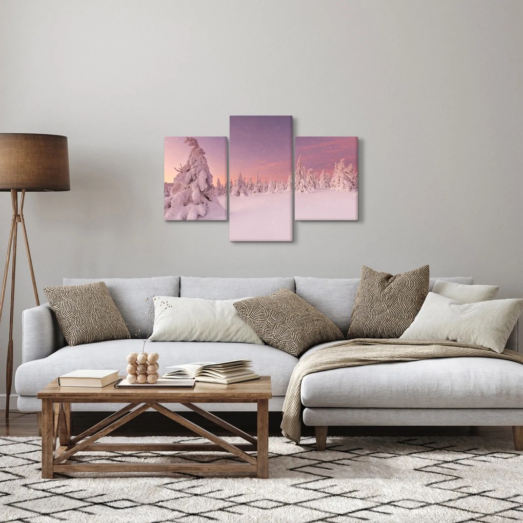 Kép - Fák a hótakaró alatt (90x60 cm)