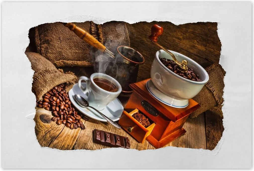 Poszterek 120x80 Ízletes kávé Csokoládé