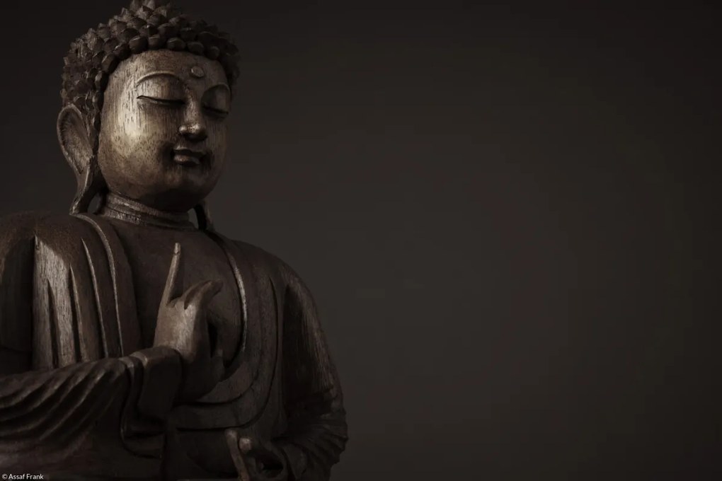 Poszter 30x20cm Buddha szobor, Assaf Frank