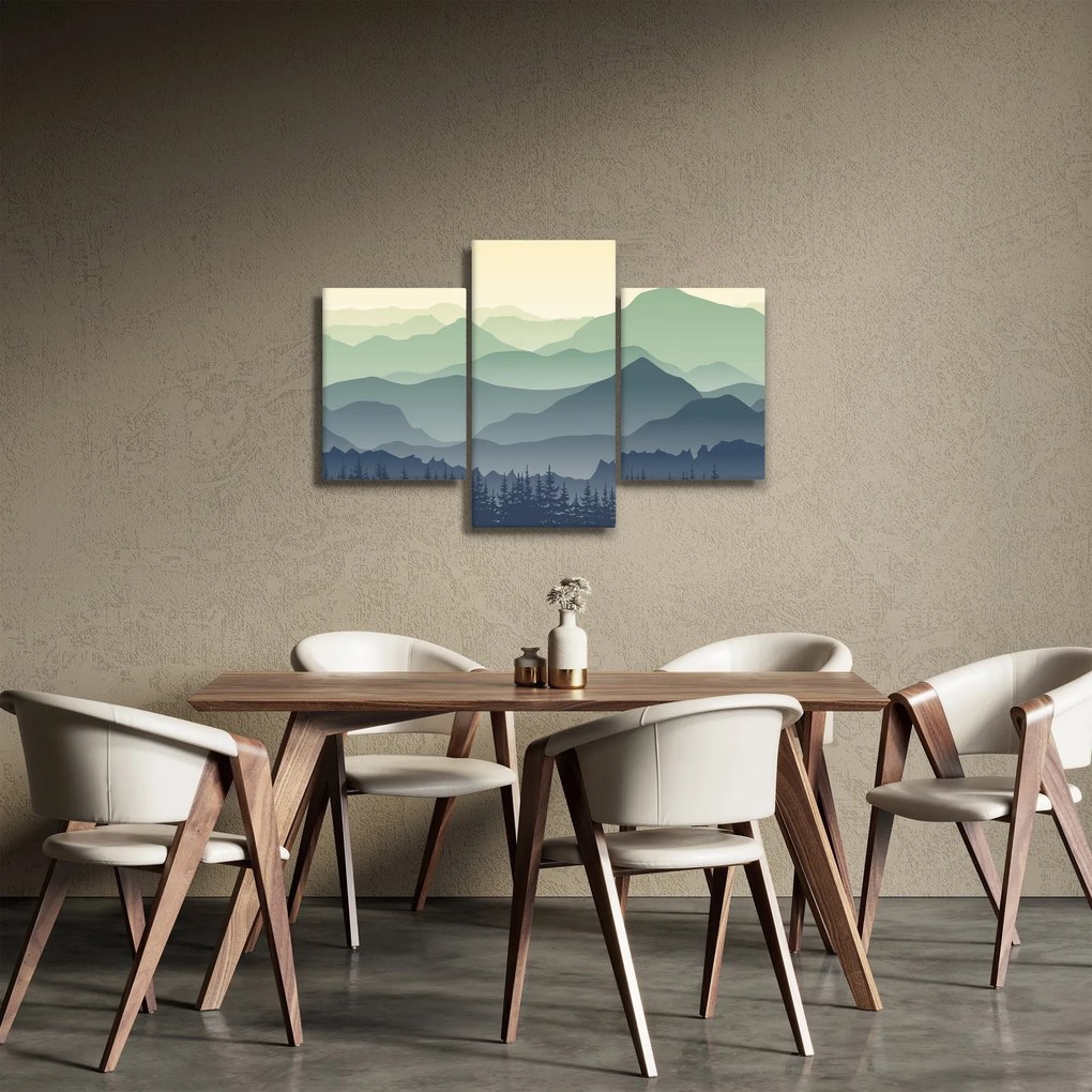 Kép - Forest Mountain (90x60 cm)