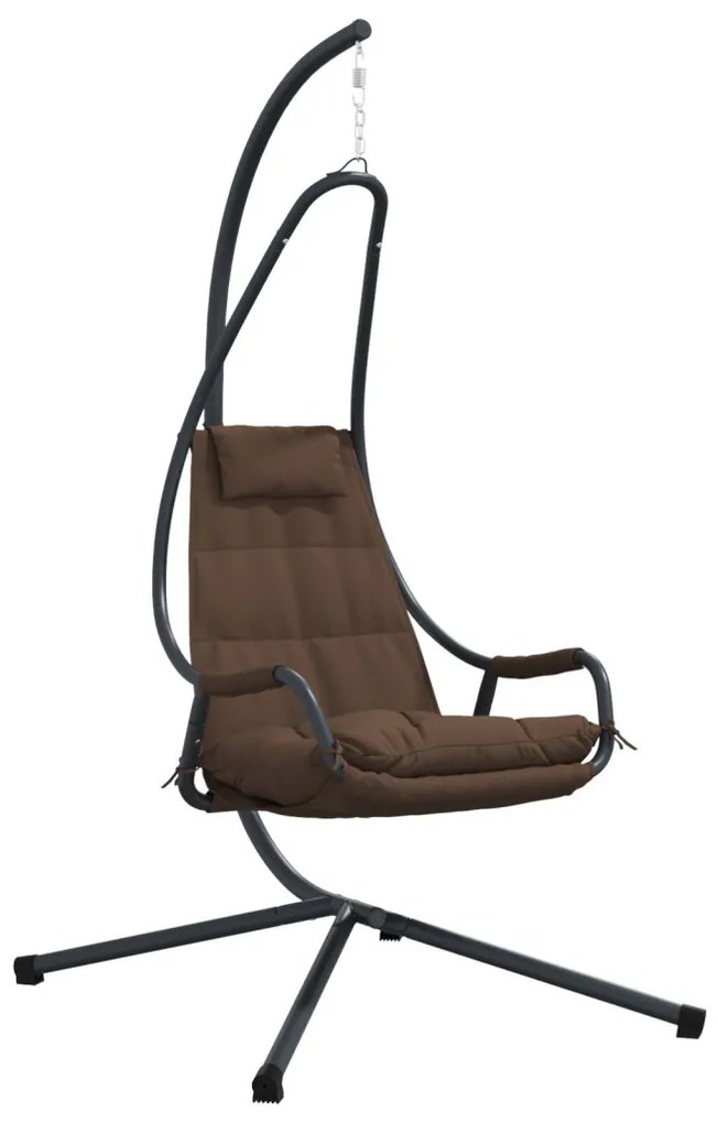 Függő tojás szék Kávé 94 x 107 x 196.5 cm Acél