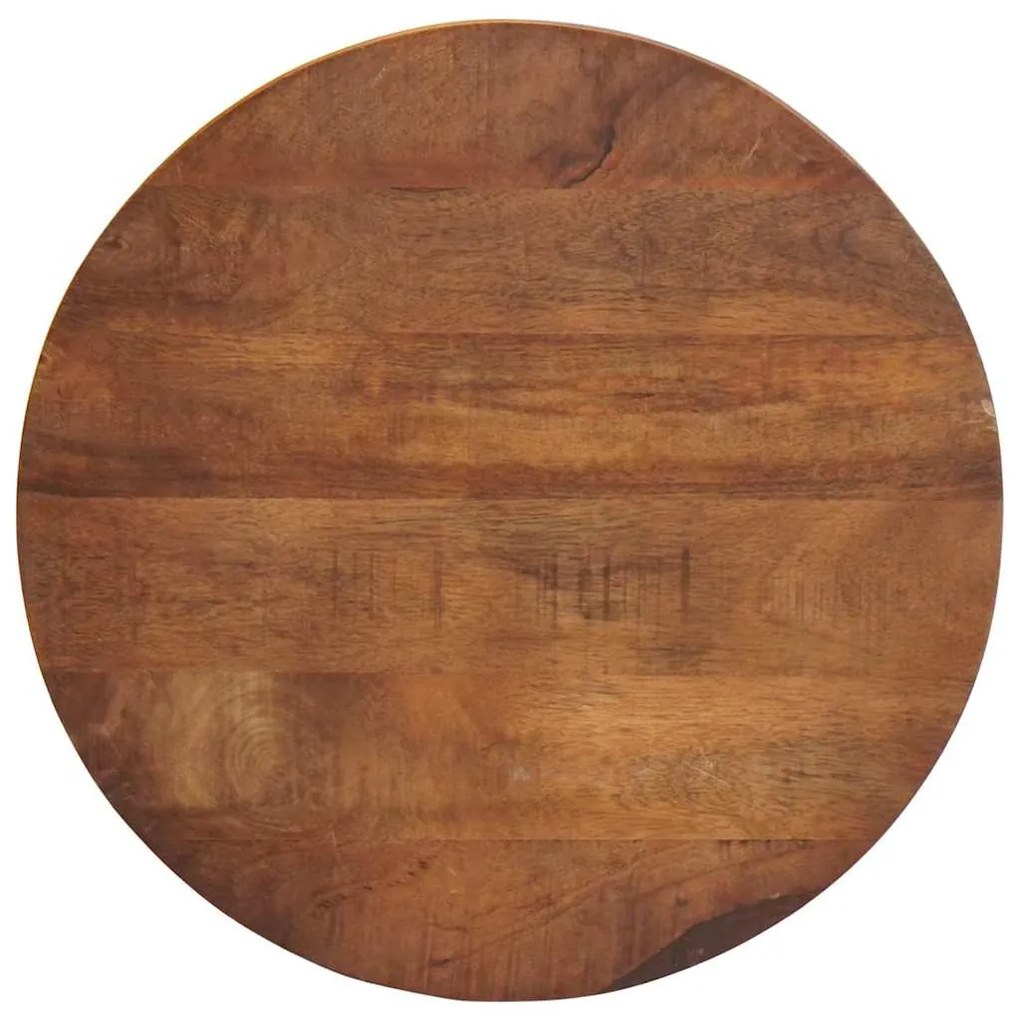 vidaXL Fészkelt Kávézó Asztalok 2 pcs Méz barna Tömör mangófa és acél