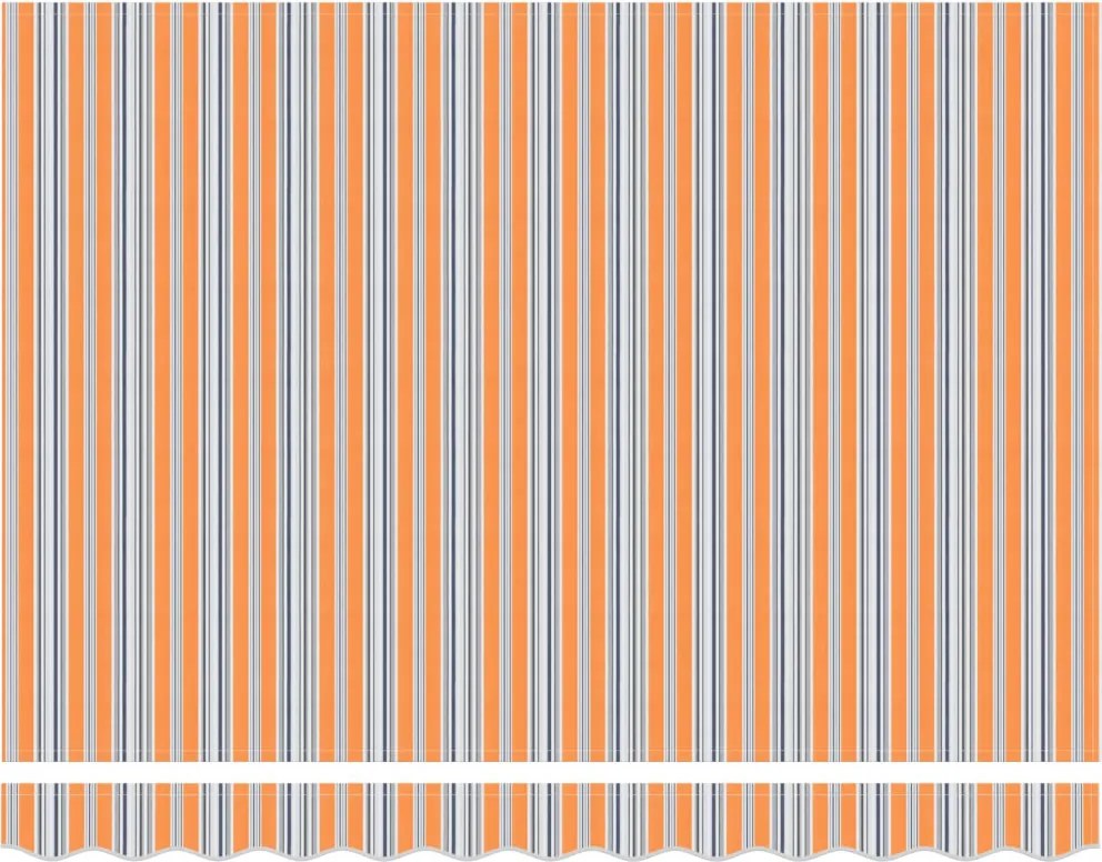 Behúzható napellenző Sokszínű 350 x 250 cm Poliészter és acél