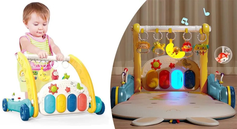 2az1-ben járássegítő és zongorás játszószőnyeg