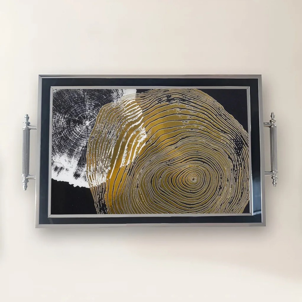 Üveg tálca, 38×24 cm – TPG9767