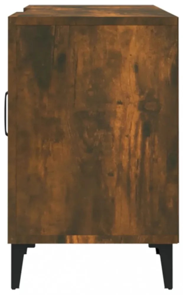 füstös tölgy színű szerelt fa TV-szekrény 150 x 30 x 44,5 cm