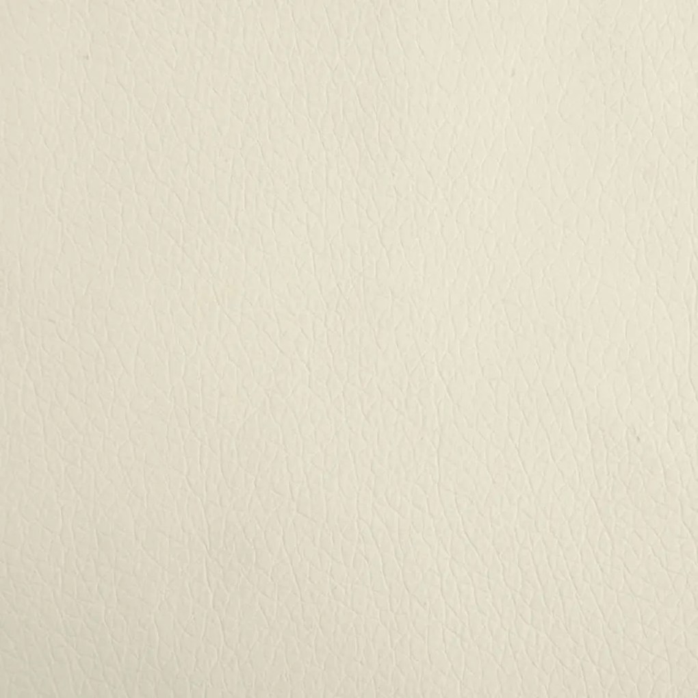 krémszínű gyerek műbőrkanapé 70 x 45 x 30 cm