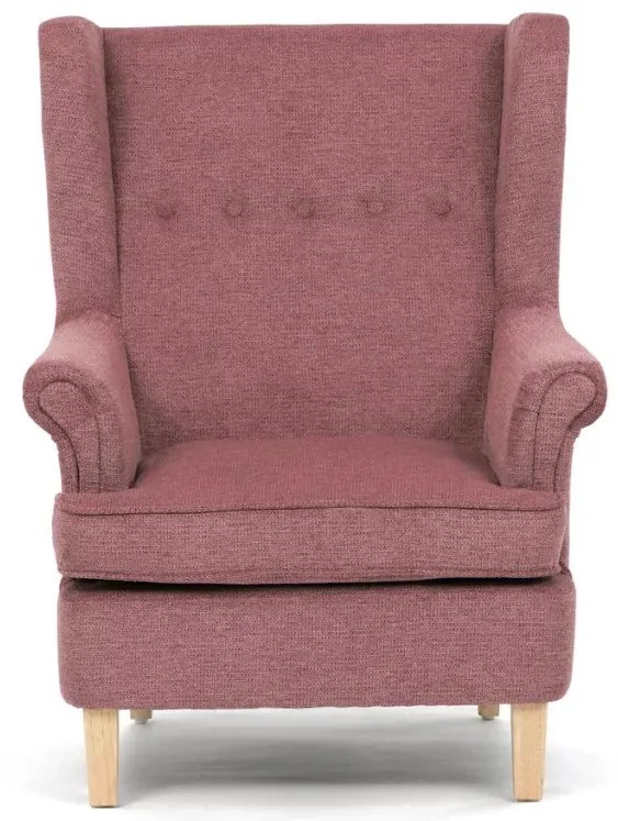 Fotoliu tip ureche, tapițerie din stofă roz, AK-388 PINK2 Belföldi raktárról