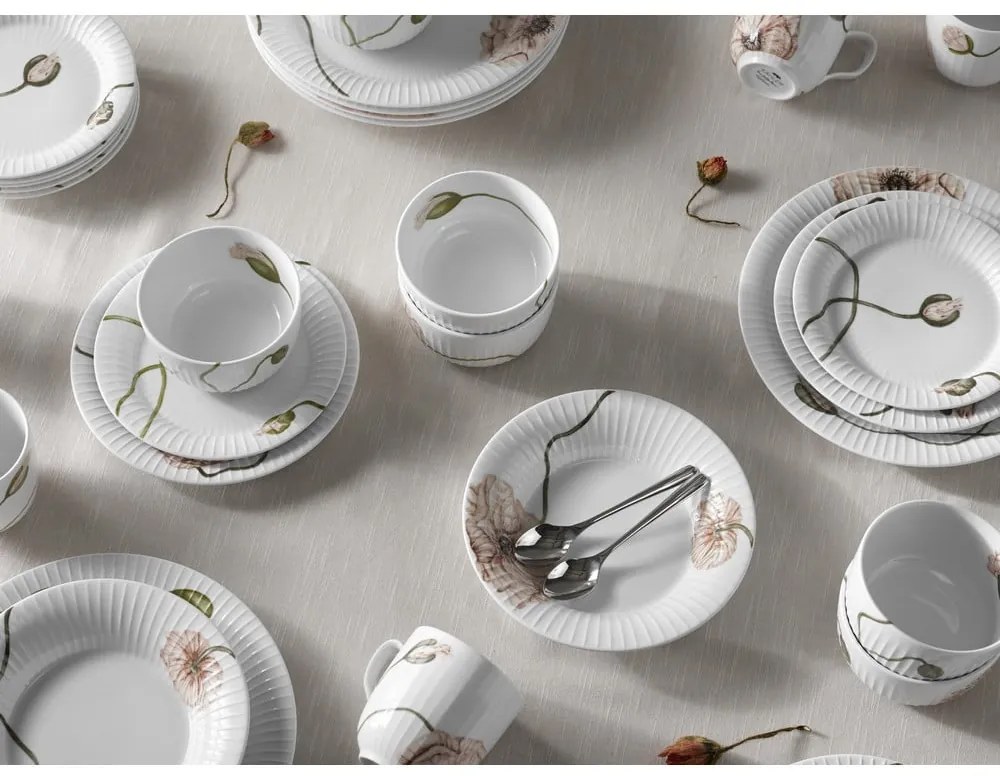 Hammershøi Poppy fehér porcelántányér, ø 27 cm - Kähler Design