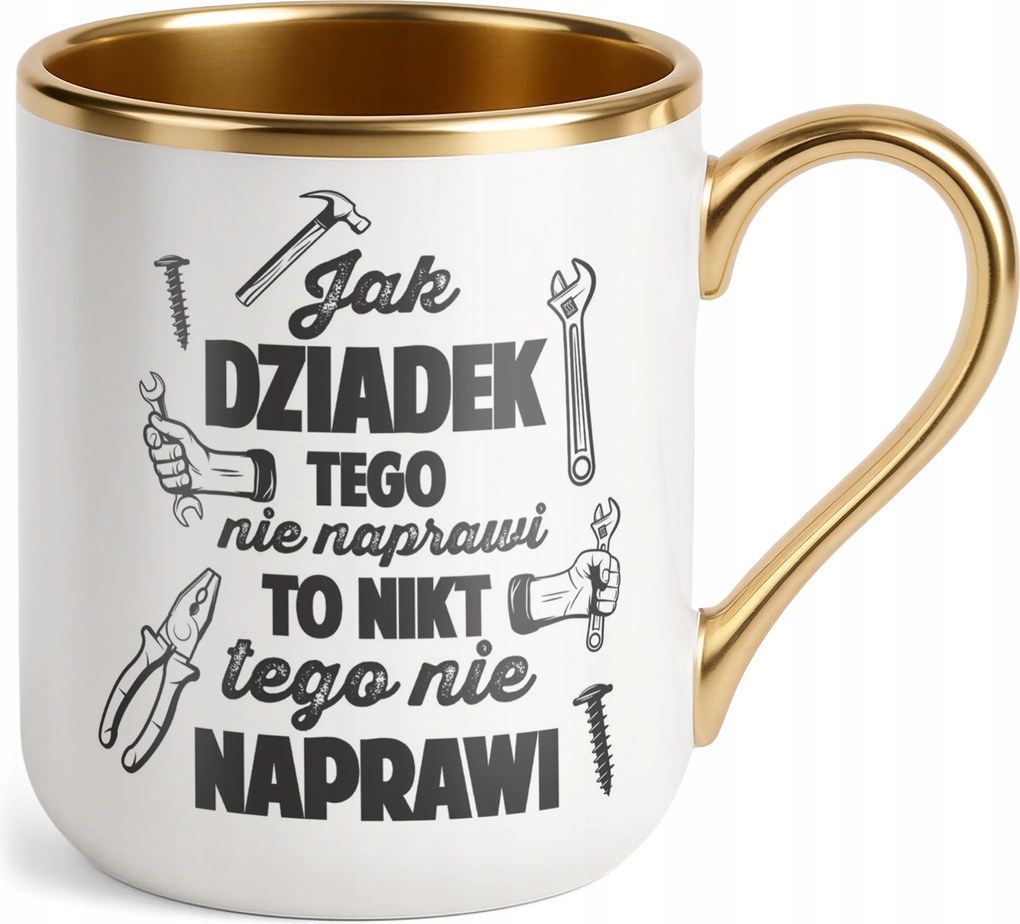 Prémium bögre Arany Nagypapa Nap Nagypapa Ajándék