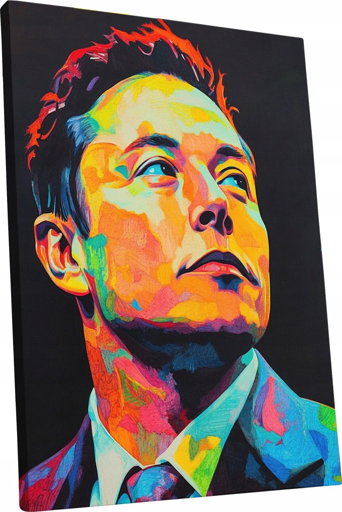 Vászonkép Portré Elon Musk nappali Elon Musk ajándék 75x100