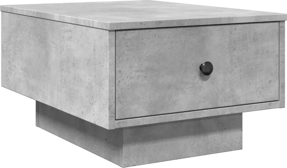 vidaXL betonszürke szerelt fa dohányzóasztal 60 x 45 x 31 cm