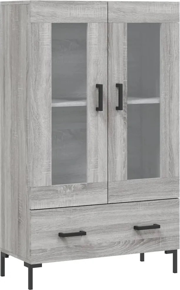 vidaXL szürke sonoma szerelt fa magasszekrény 69,5 x 31 x 115 cm