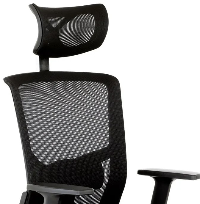 Fekete Hálós Irodai Szék, Hinta Mechanikával. KA-B1013 BK