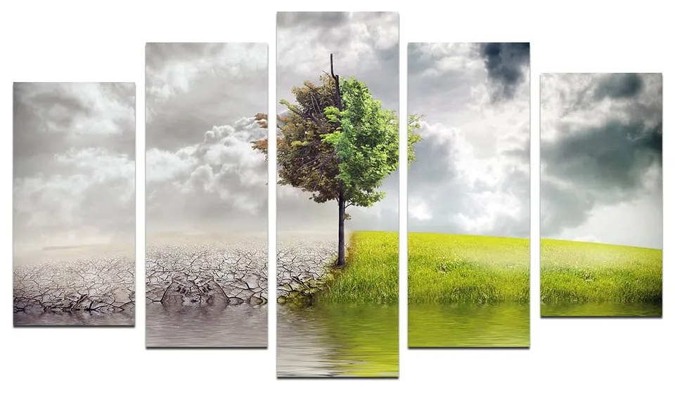 Annetta ötrészes kép