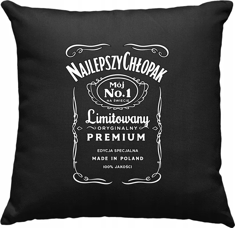 Párna Legjobb fiú Limitált Fekete