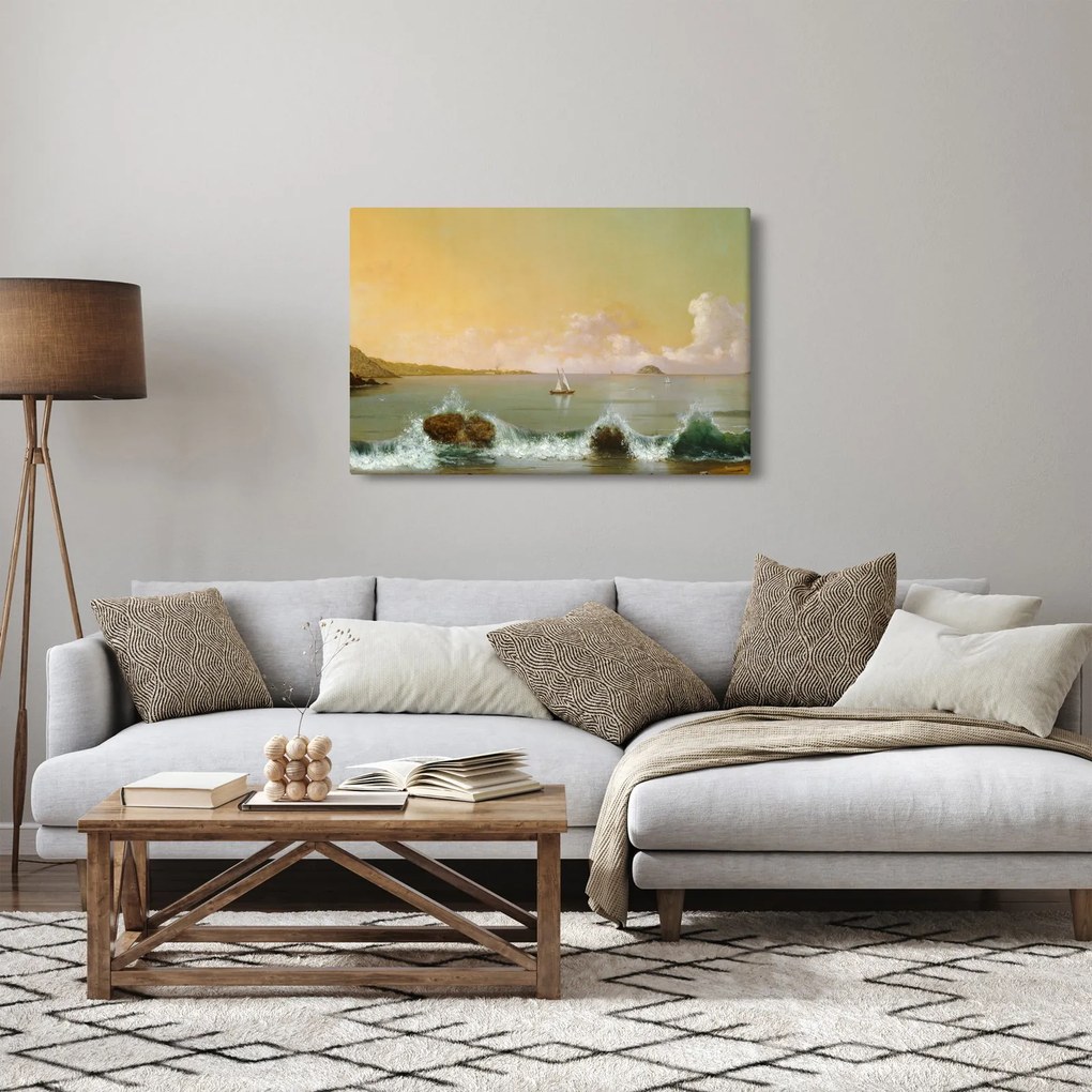 Kép - Martin Johnson Heade, Rio de Janeiro Bay, reprodukciók (90x60 cm)