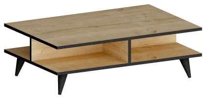 DIAMOND dohányzóasztal barna/fekete színben