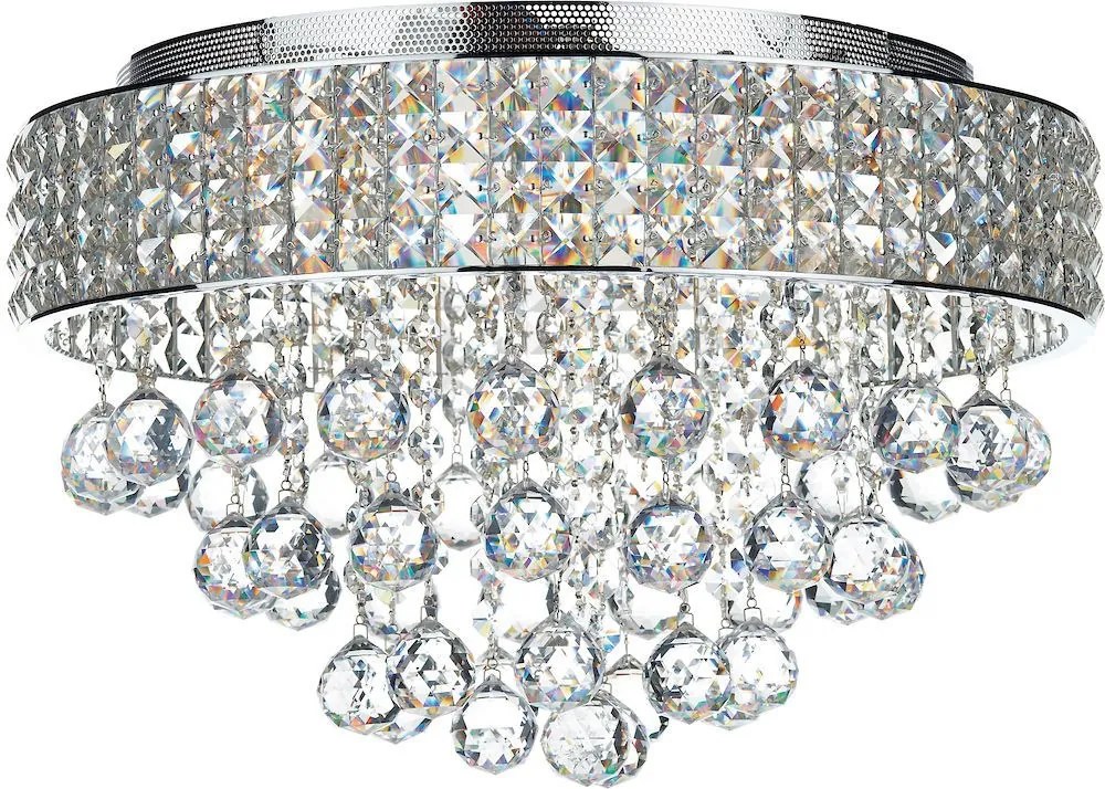 DAR LIGHTING MAT5450 MATRIX Kristály Mennyezeti Lámpa Csiszolt Króm G9 IP20