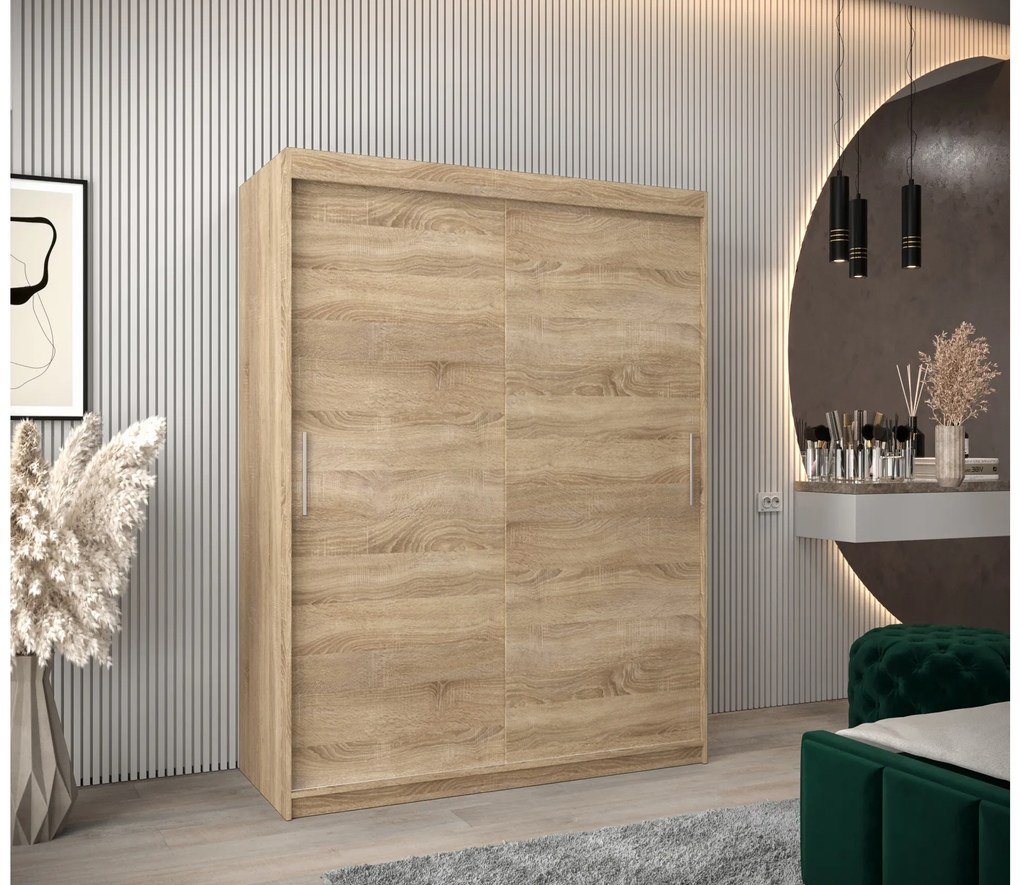 Ruhásszekrény 150 cm Toki (szonoma tölgy + szonoma tölgy). 1064830